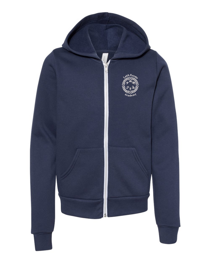 Leith Karate Youth Full Zip Hoodie