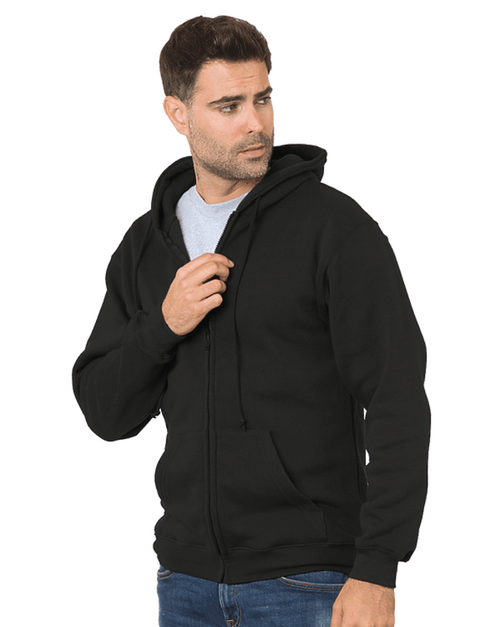 USA Made Full Zip Hooded Sweatshirt