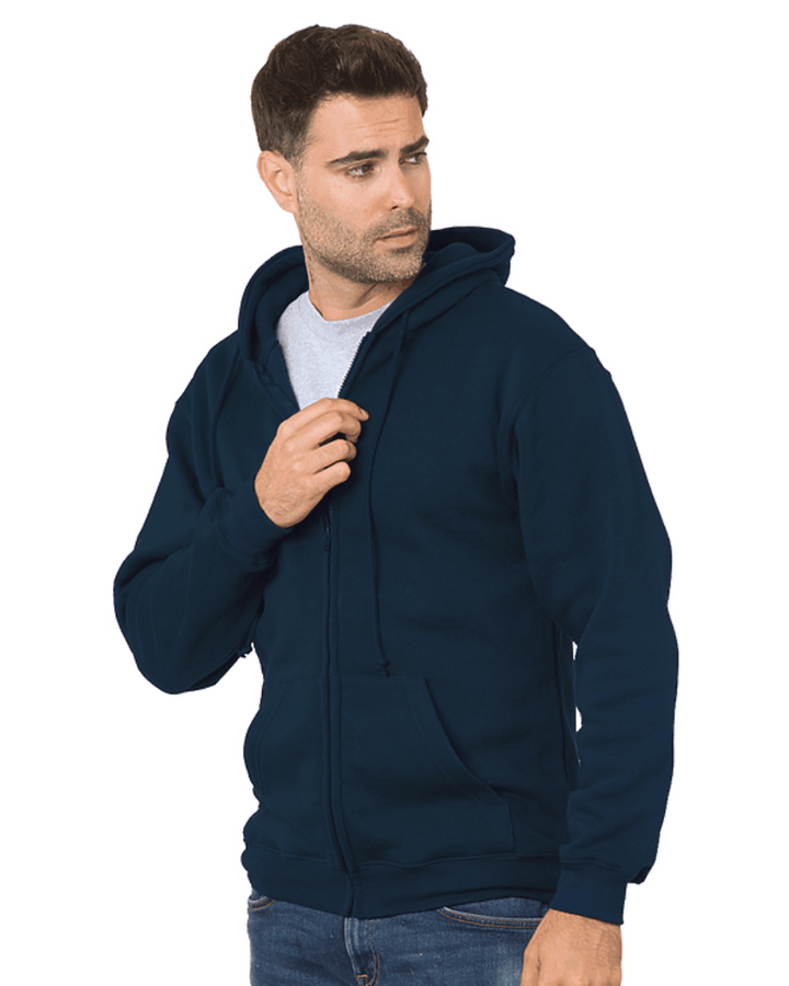 USA Made Full Zip Hooded Sweatshirt