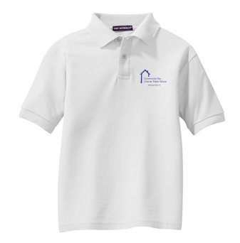 Youth Short Sleeve Polo with Prospect School Logo