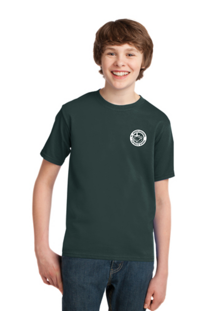 Youth Short Sleeve T-Shirt with SJRCS School Logo